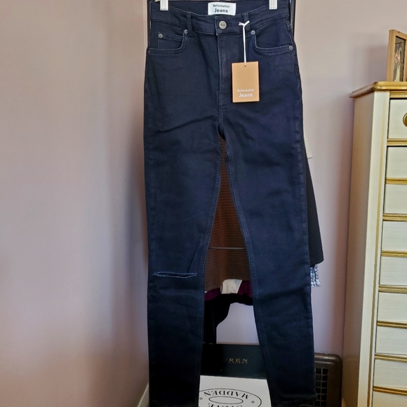 Reformation Harper High Rise Skinny Jeans. SIZE 24. Brand new with tags! - Picture 1 of 4